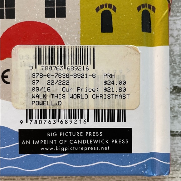 Walk This World at Christmastime Illustrated Holiday Book by Debbie Powell - Picture 3 of 9